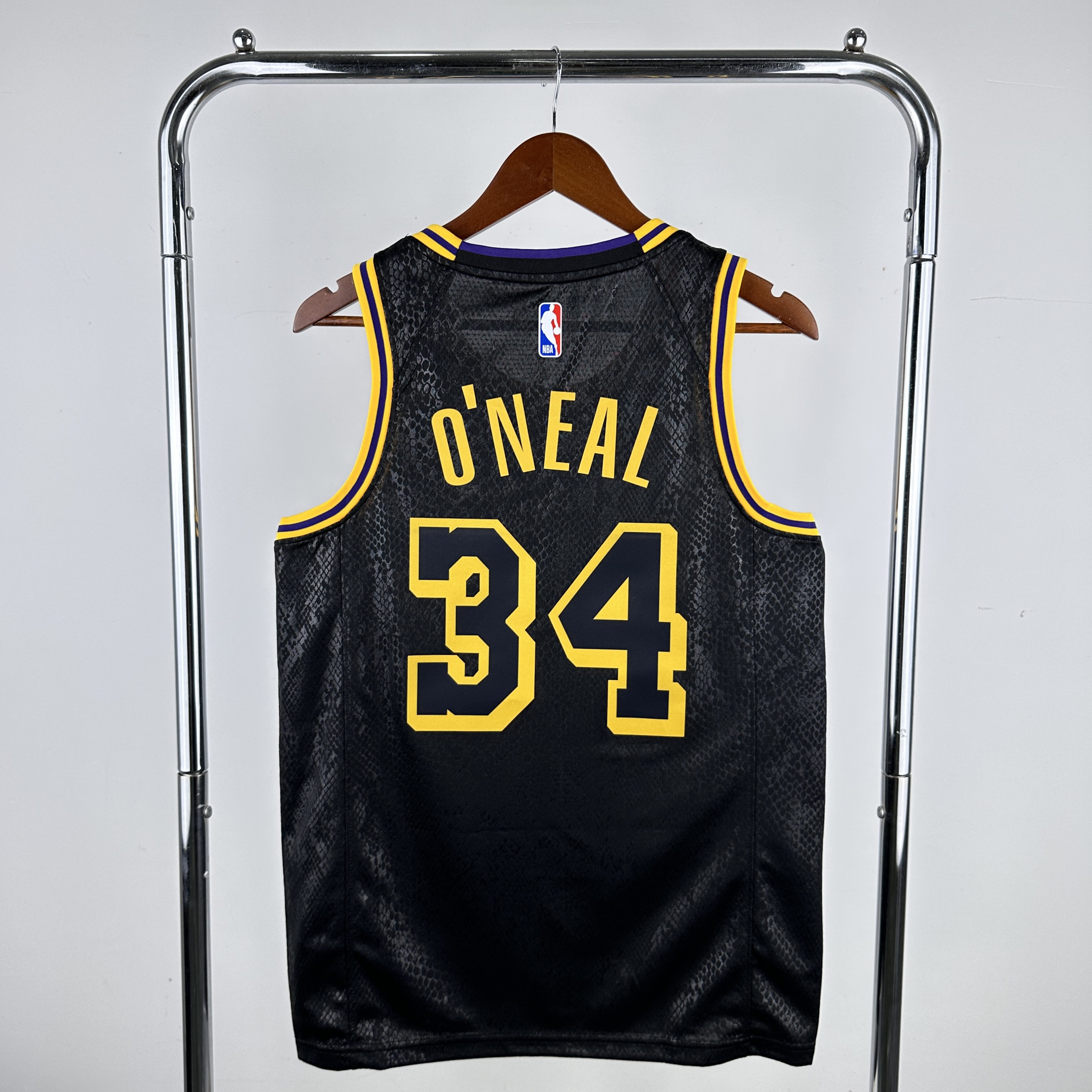 Men Los Angeles Lakers #34 Oneal Stitched Black Nike NBA 2024 Jersey->los angeles lakers->NBA Jersey